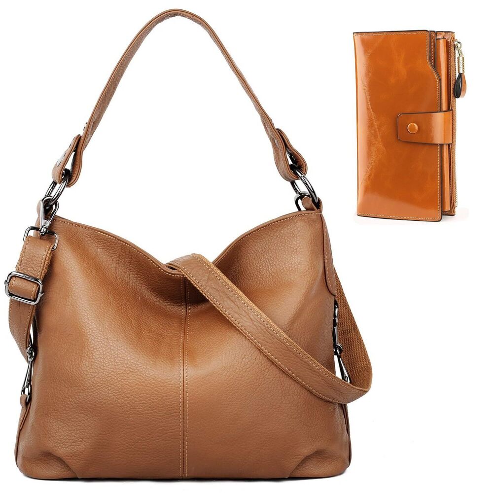 6256 Bundle Real Leather Handbags Purses and RFID Protected Card Wallets